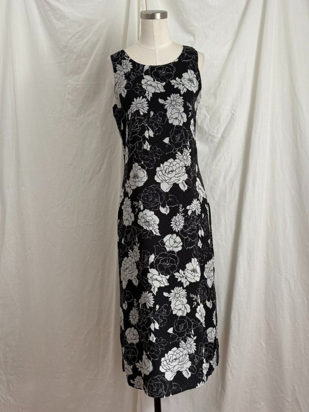 Vintage Black & White Reversible Dress 8